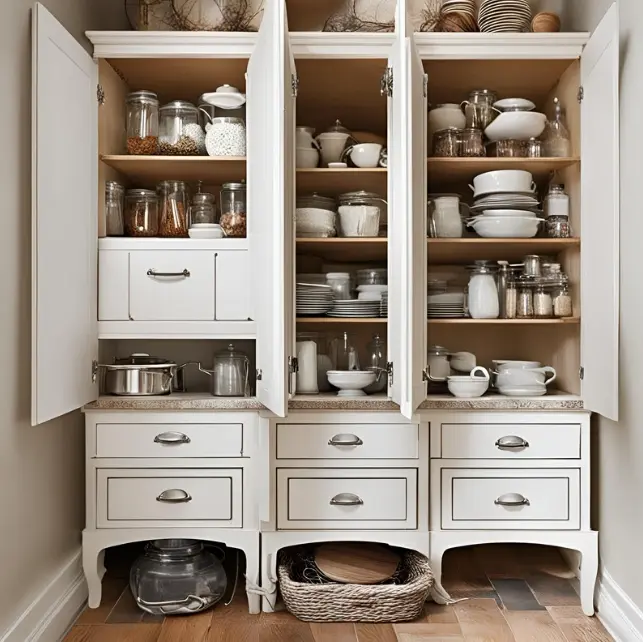 Declutter the kitchen Cabinets