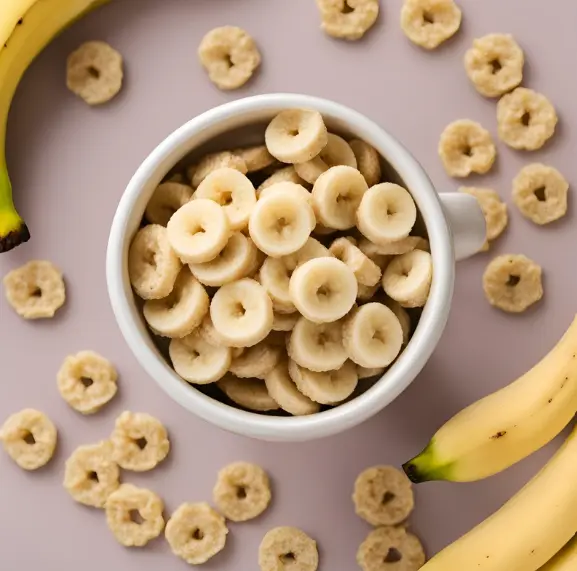 Banana cereal snacks
