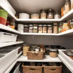 well organized pantry