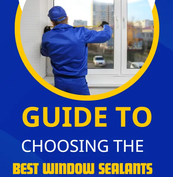Man with window sealants